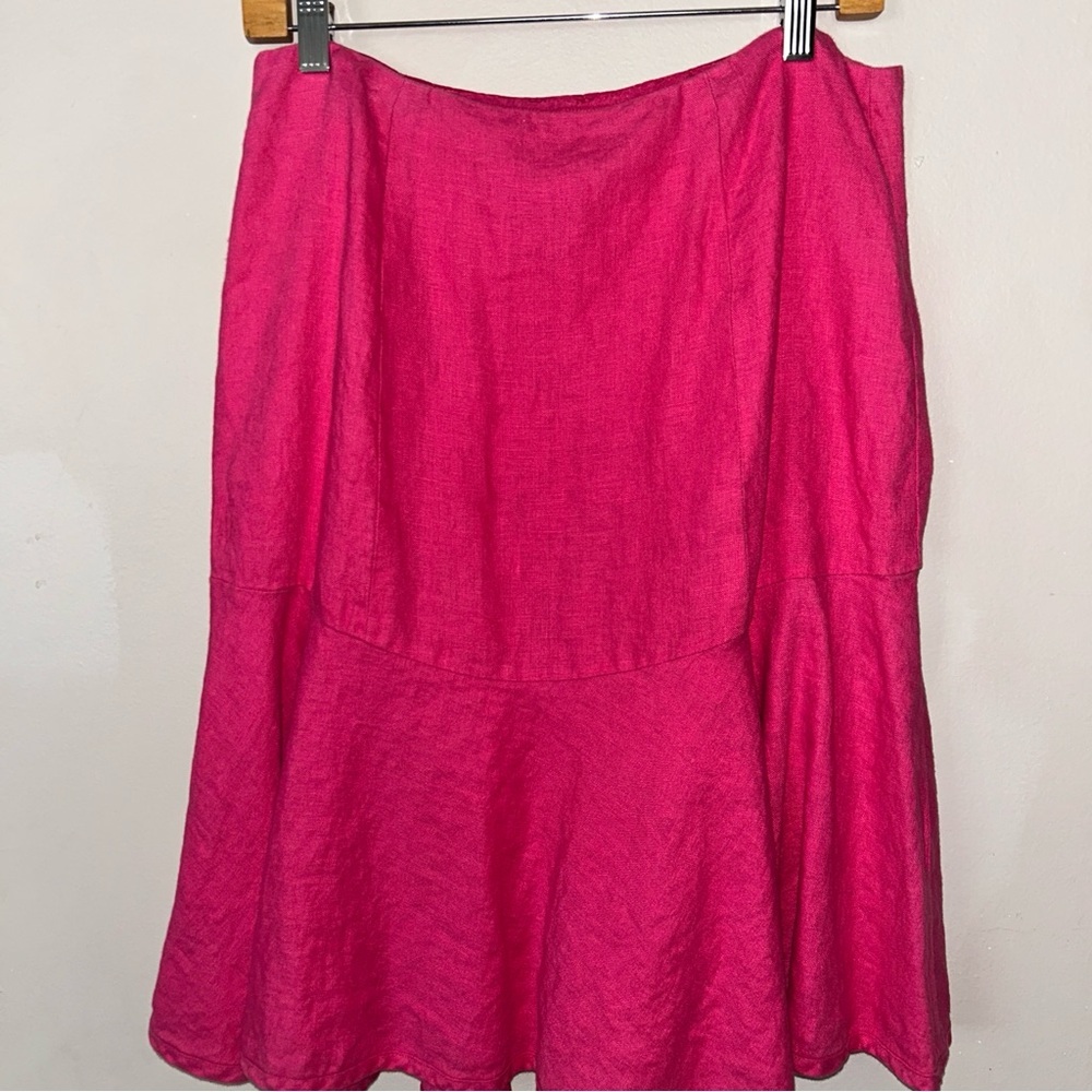 Ralph Lauren Pink Tiered Fit and Flare Skirt